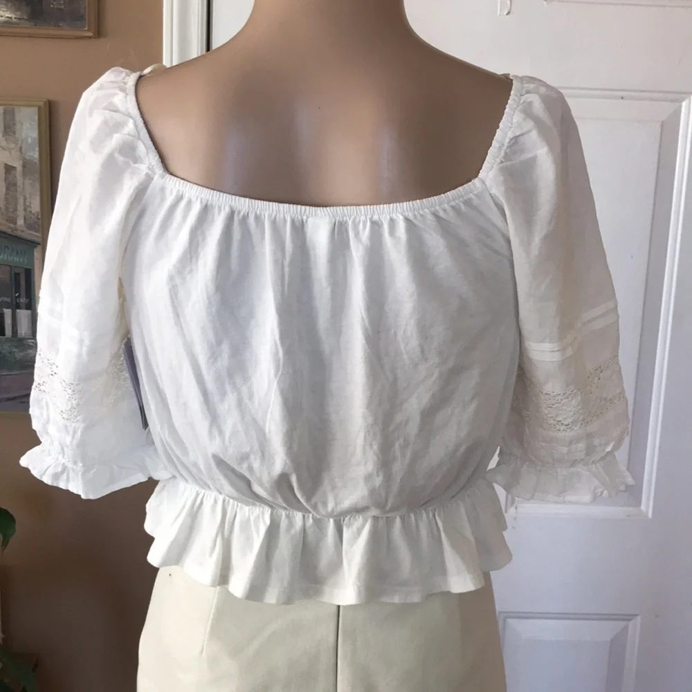 NWT Nordstroms cotton cropped top